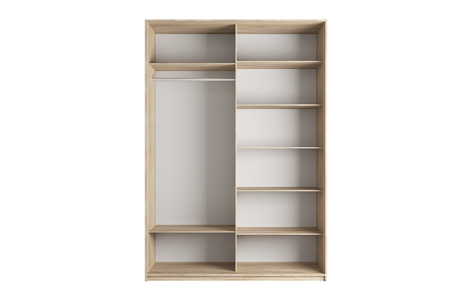 Шкафы-купе - изображение №3 "Шкаф-купе Lux Ш.120хВ.230хГ.57 с зеркалами"  на www.Angstrem-mebel.ru