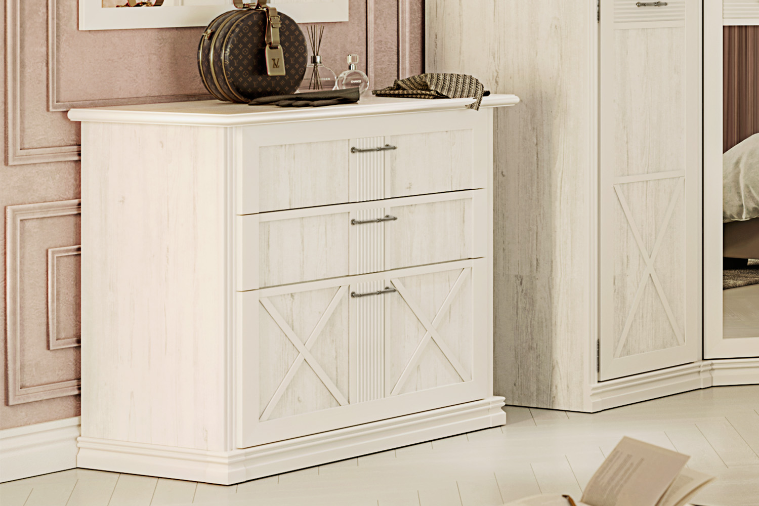 Комоды - изображение №3 "Комод Кантри с выдвижными ящиками"  на www.Angstrem-mebel.ru