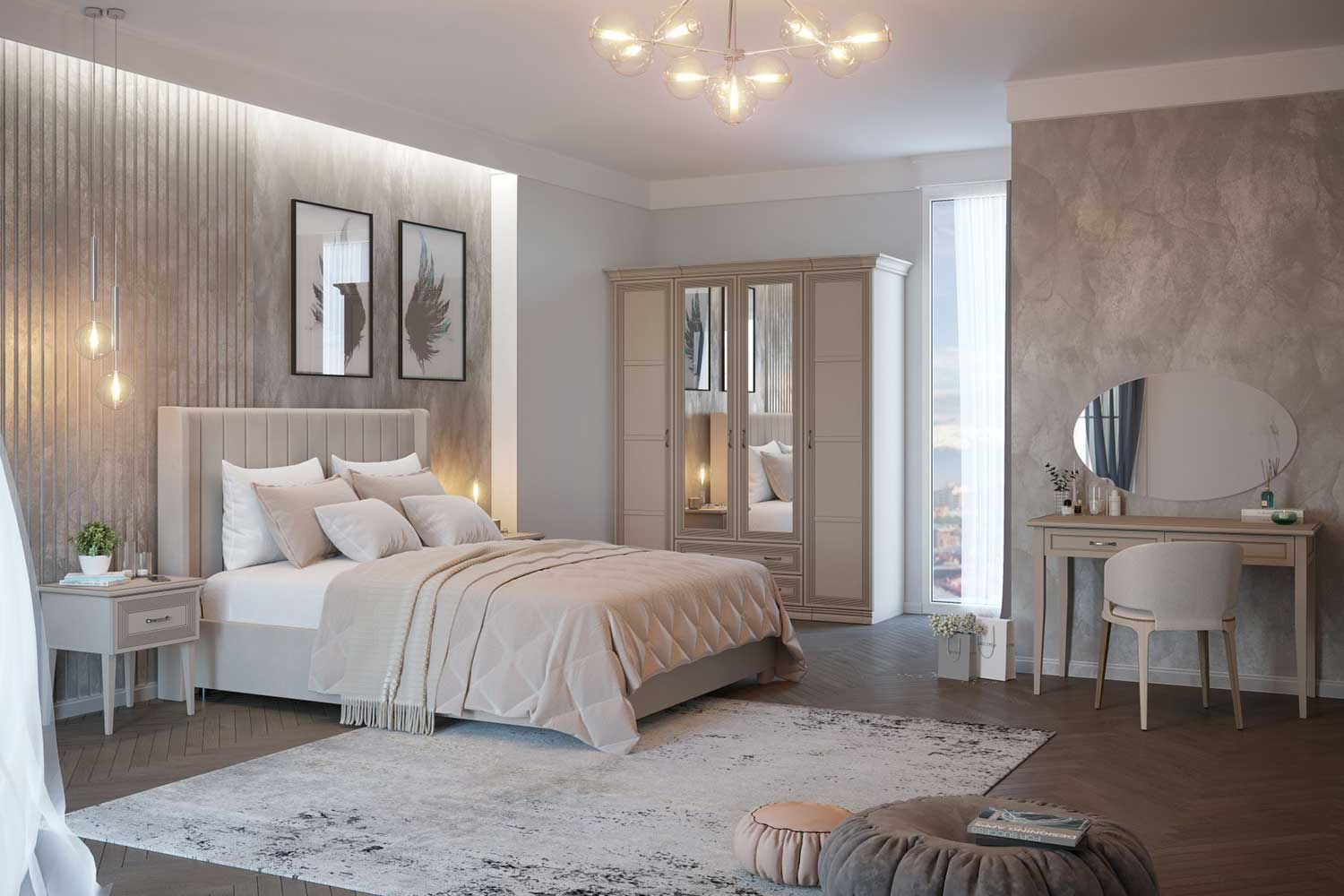 Двуспальные кровати - изображение №3 "Кровать Аделия 180 х 200"  на www.Angstrem-mebel.ru