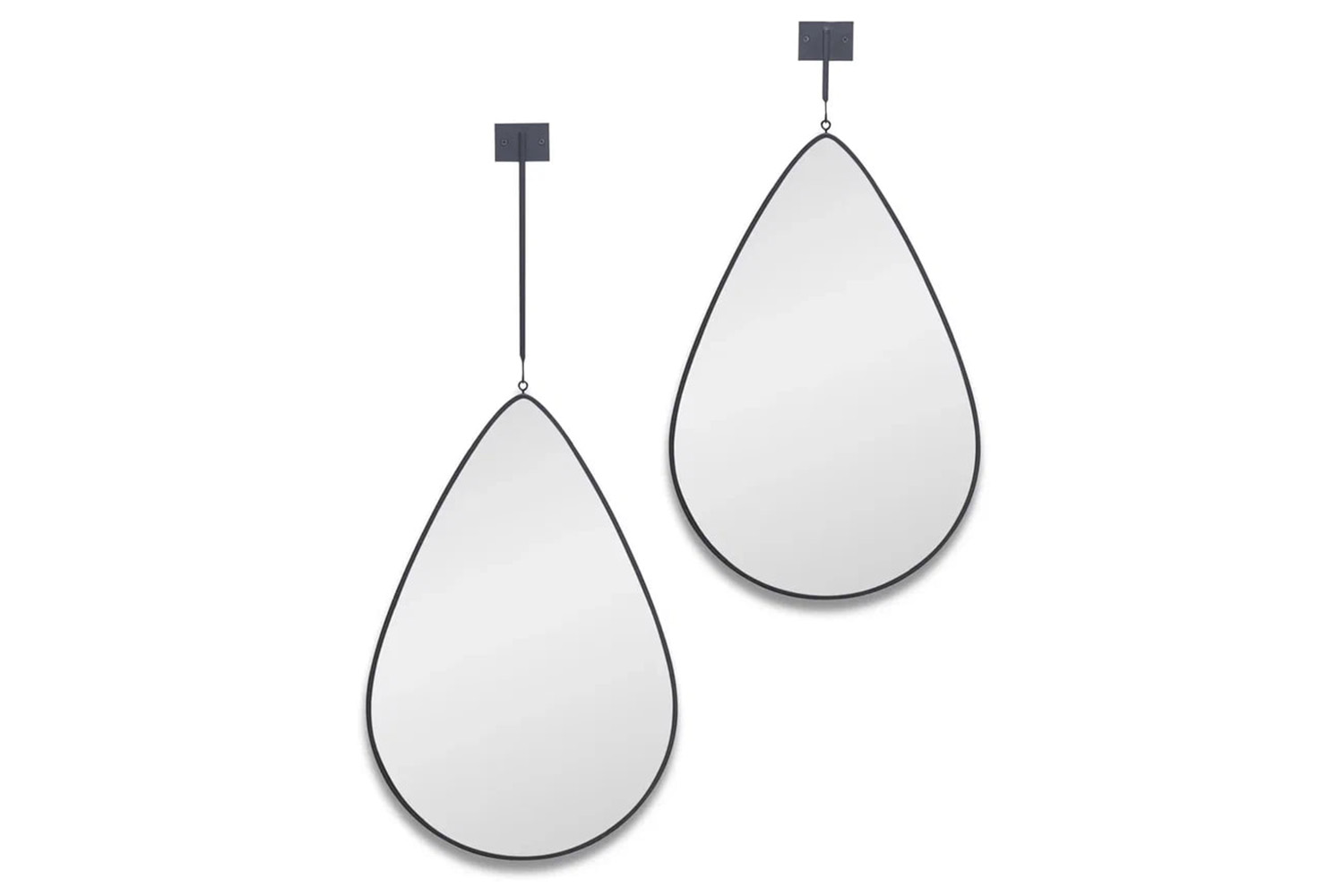 Зеркала - изображение №3 "Droppe S Black Зеркало на подвесе 10см"  на www.Angstrem-mebel.ru