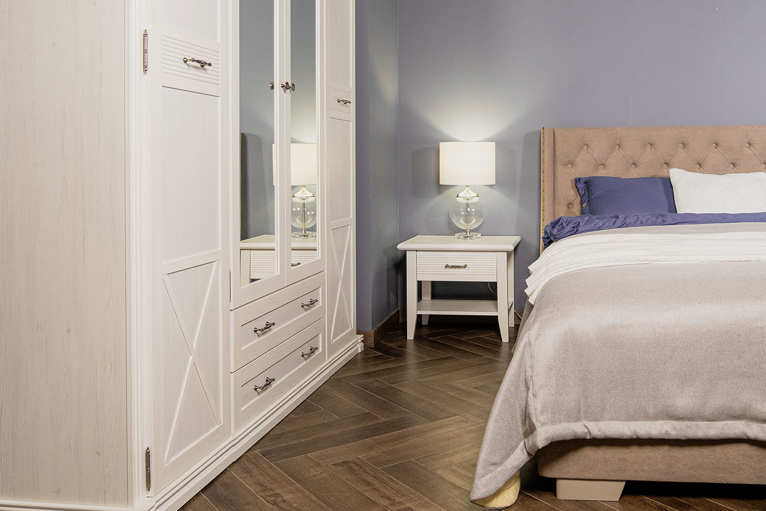 Шкафы-пеналы - изображение №9 "Шкаф Кантри с полкой и штангой для одежды"  на www.Angstrem-mebel.ru