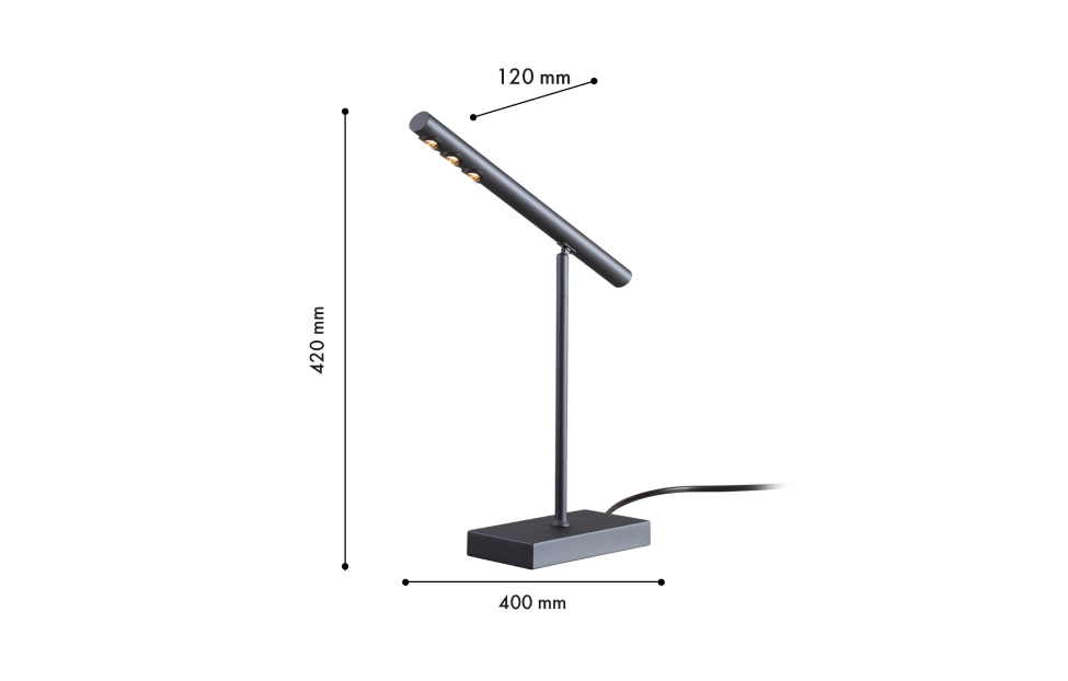 Настольные светильники - изображение №3 "Настольная лампа Celler L400*W120*H420 LED*6W"  на www.Angstrem-mebel.ru