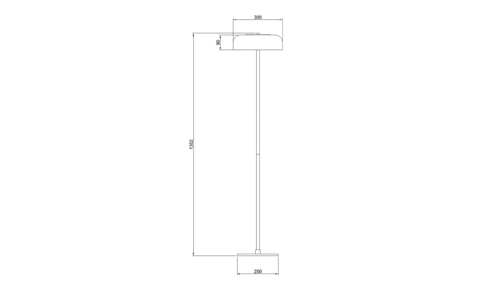 Торшеры - изображение №5 "Торшер Brandy D300*H1350 LED*6.6W"  на www.Angstrem-mebel.ru