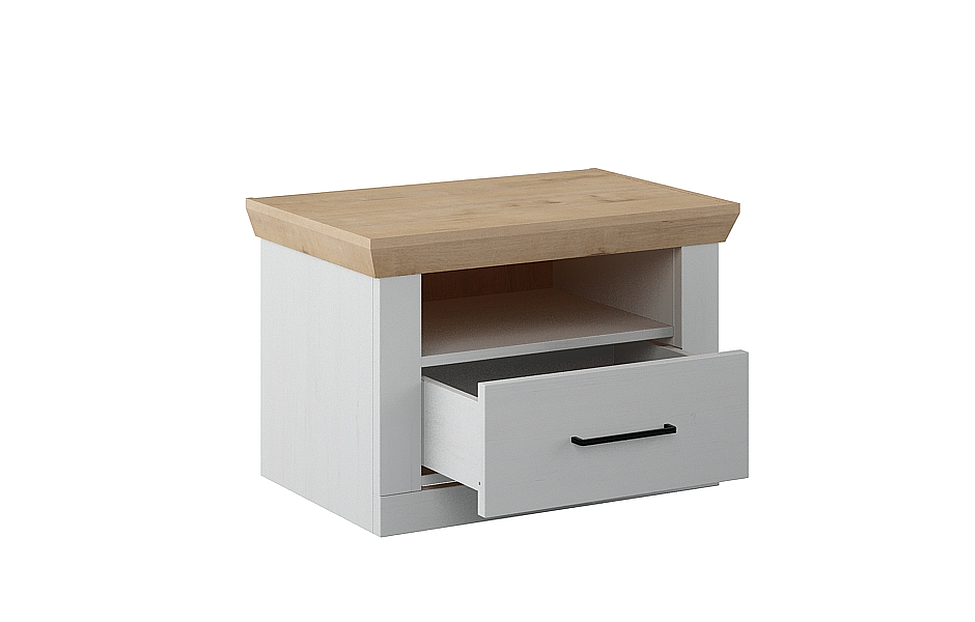 Прикроватные тумбы - изображение №4 "Прикроватная тумба Магнум с выдвижным ящиком"  на www.Angstrem-mebel.ru