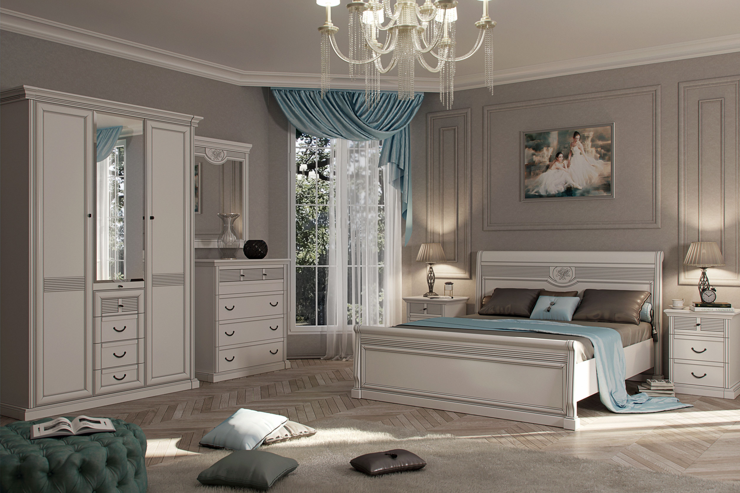 Комбинированные шкафы - изображение №5 "Шкаф Изотта"  на www.Angstrem-mebel.ru