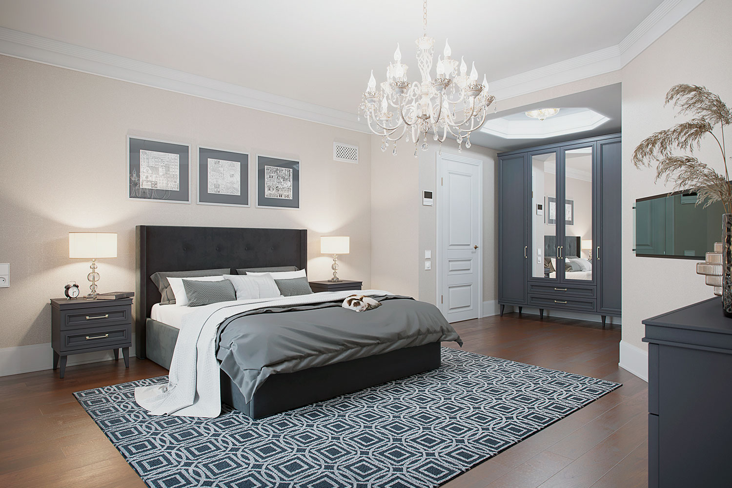 Шкафы платяные - изображение №5 "Шкаф для одежды Орландо"  на www.Angstrem-mebel.ru