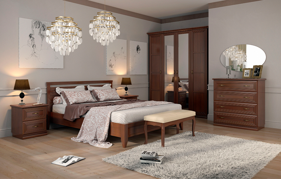 Двуспальные кровати - изображение №3 "Кровать Адажио 180 х 200"  на www.Angstrem-mebel.ru