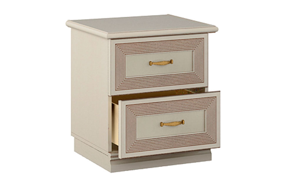 Прикроватные тумбы - изображение №4 "Прикроватная тумба Адажио с выдвижными ящиками"  на www.Angstrem-mebel.ru