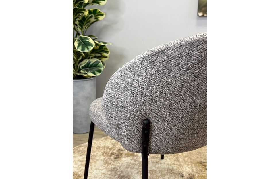 Кухонные стулья - изображение №7 "Стул Дега серый / опоры черные"  на www.Angstrem-mebel.ru