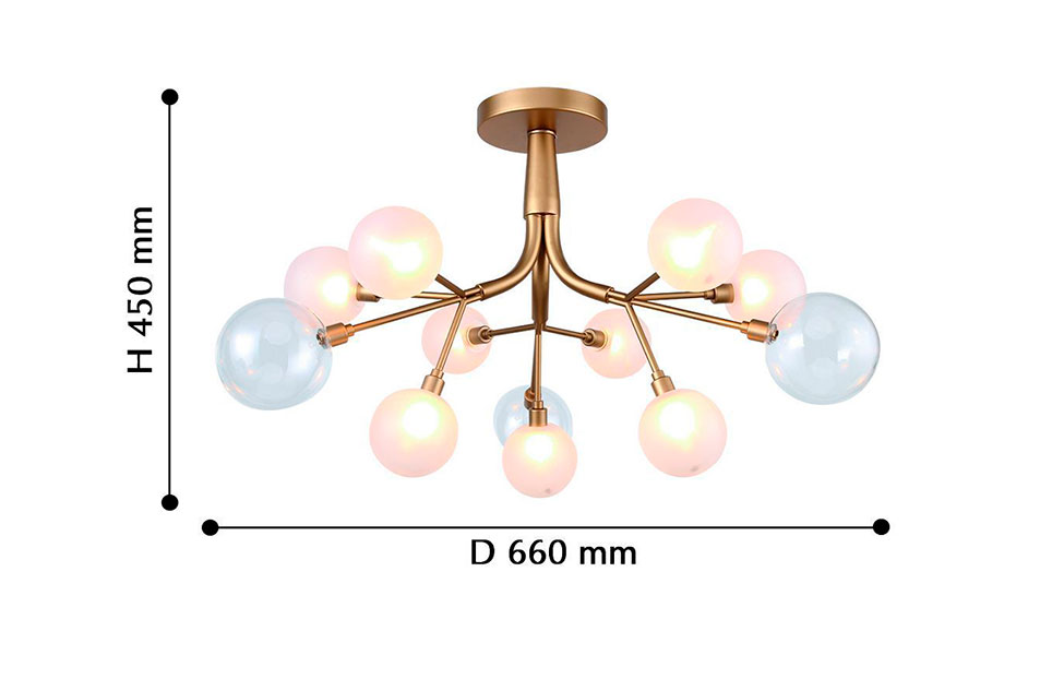 Люстры - изображение №7 "Потолочный светильник Babylon 2515-9U"  на www.Angstrem-mebel.ru