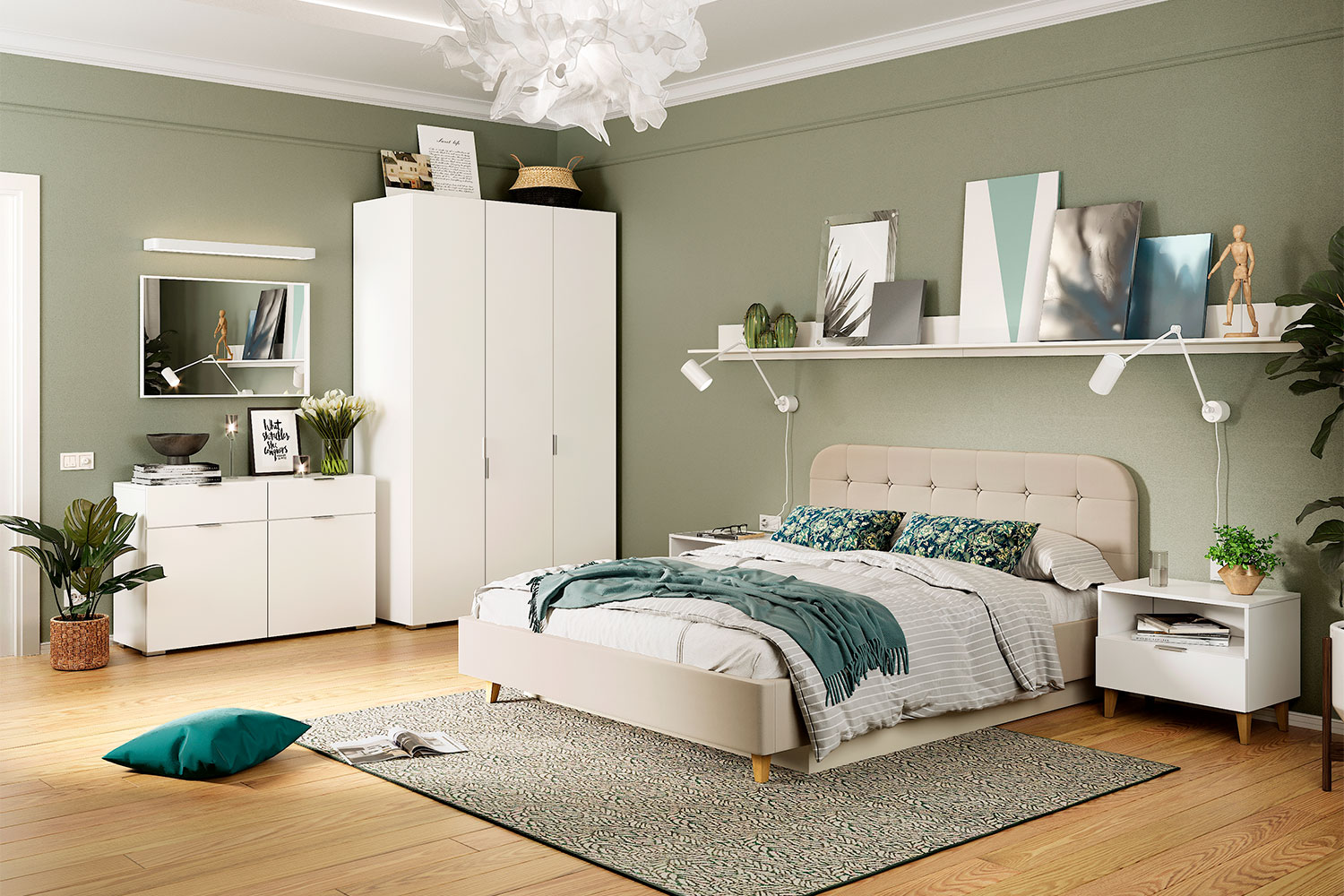 Двуспальные кровати - изображение №7 "Кровать Олса"  на www.Angstrem-mebel.ru