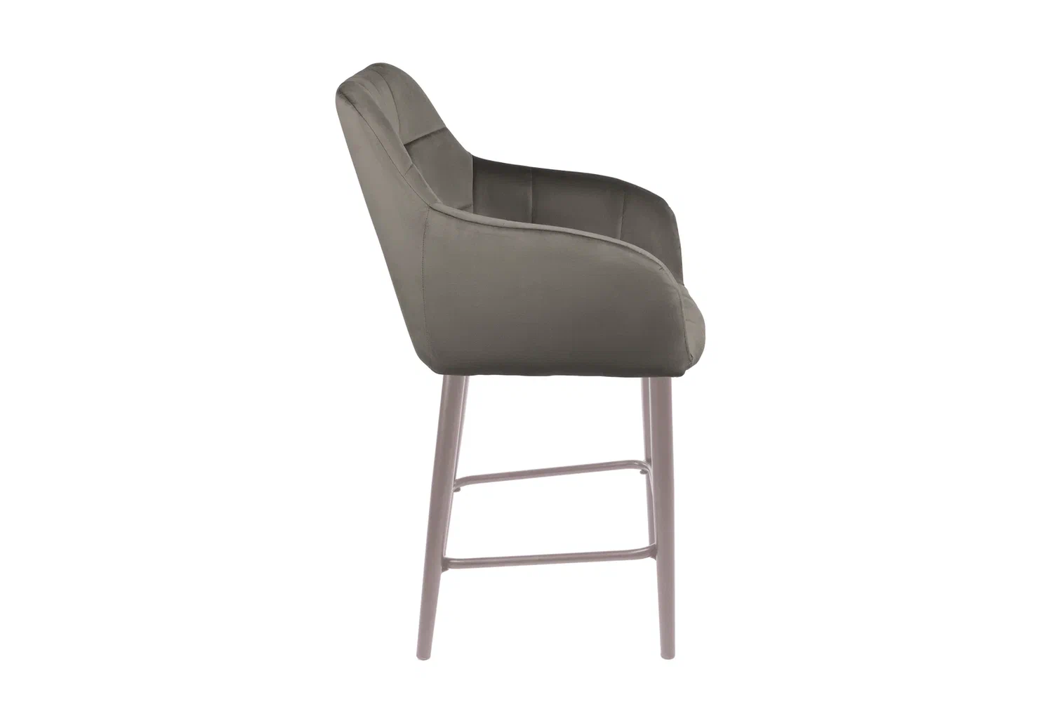 Стулья - изображение №4 "Стул полубарный Отэм графит / опоры серые"  на www.Angstrem-mebel.ru