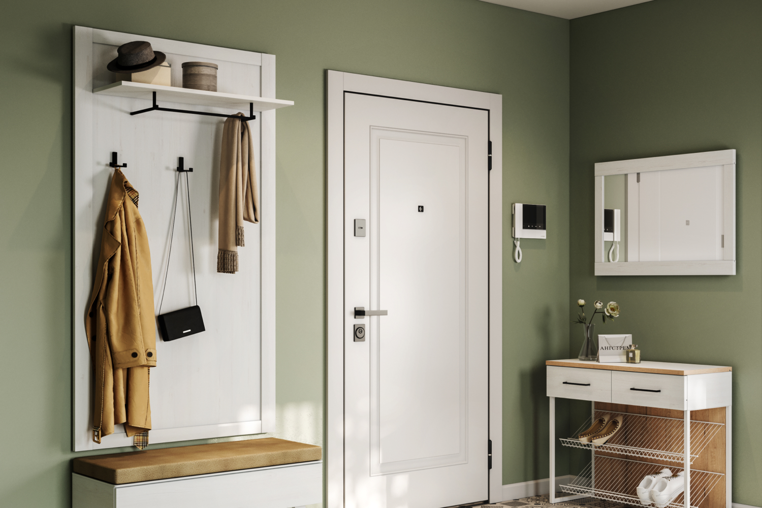 Вешалки - изображение №3 "Панель с крючками Магнум"  на www.Angstrem-mebel.ru