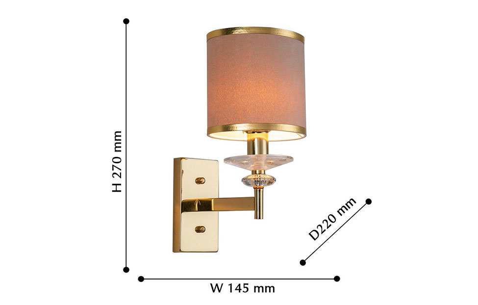 Бра - изображение №8 "Настенный светильник Rocca 2689-1W"  на www.Angstrem-mebel.ru