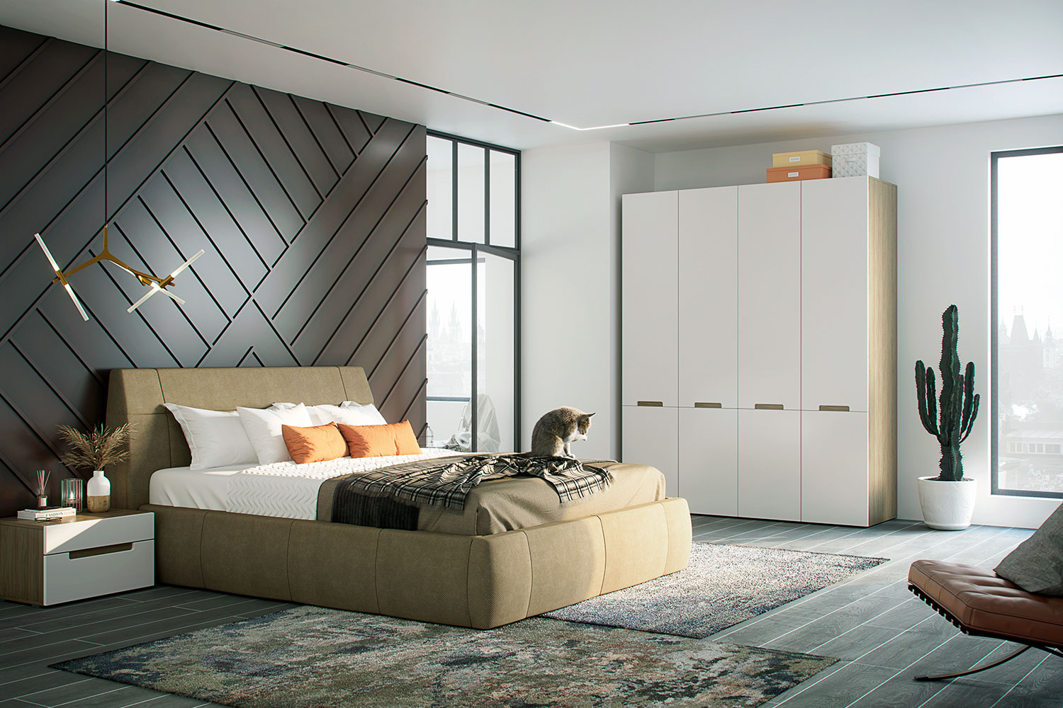 Двуспальные кровати - изображение №7 "Мягкая кровать Анри 160 х 200"  на www.Angstrem-mebel.ru