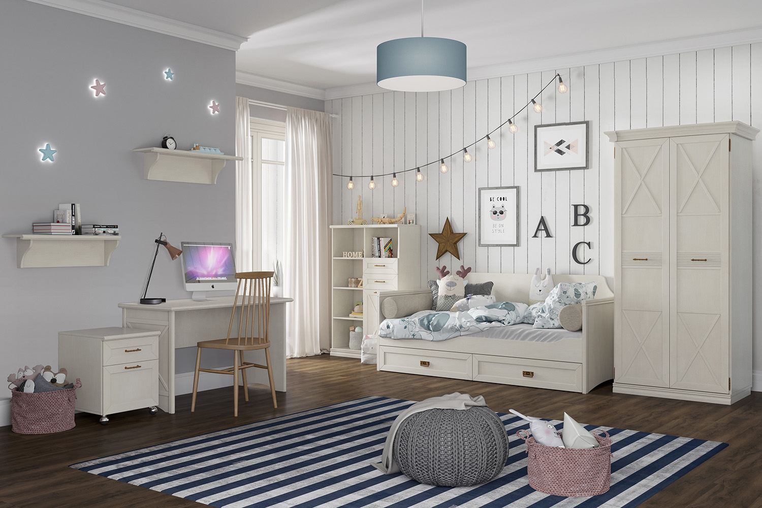 Письменные столы - изображение №4 "Письменный стол Кантри"  на www.Angstrem-mebel.ru