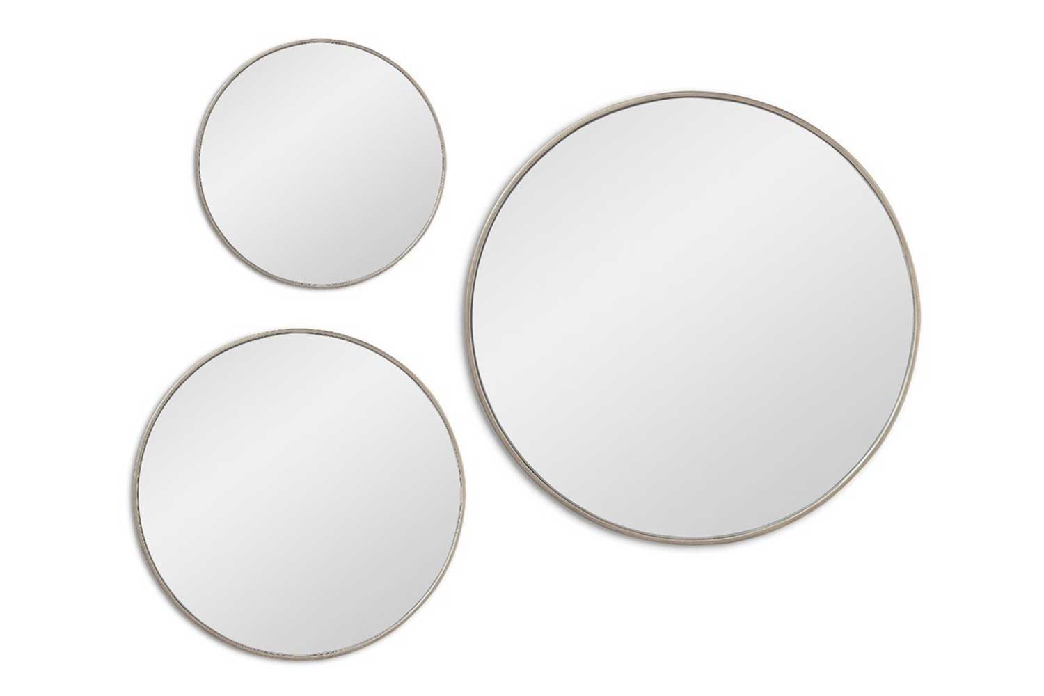 Зеркала - изображение №3 "Сет из 3-х зеркал Saturn Silver"  на www.Angstrem-mebel.ru