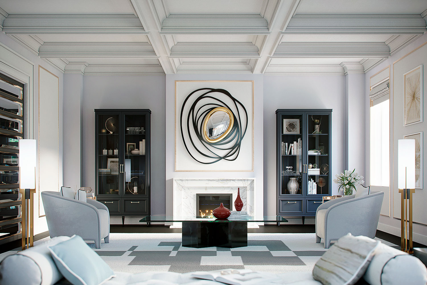 Комбинированные шкафы - изображение №5 "Шкаф Орландо с полками ОР-005.00 ЛДСП (3 комплекта)"  на www.Angstrem-mebel.ru