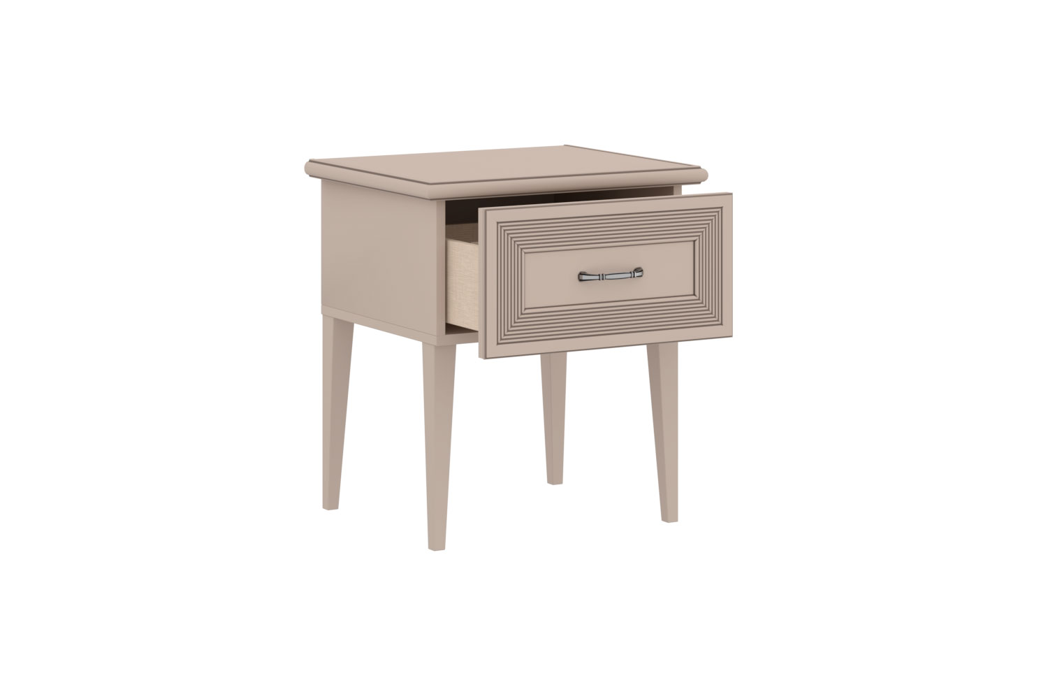 Прикроватные тумбы - изображение №4 "Прикроватная тумба Адажио с выдвижным ящиком"  на www.Angstrem-mebel.ru