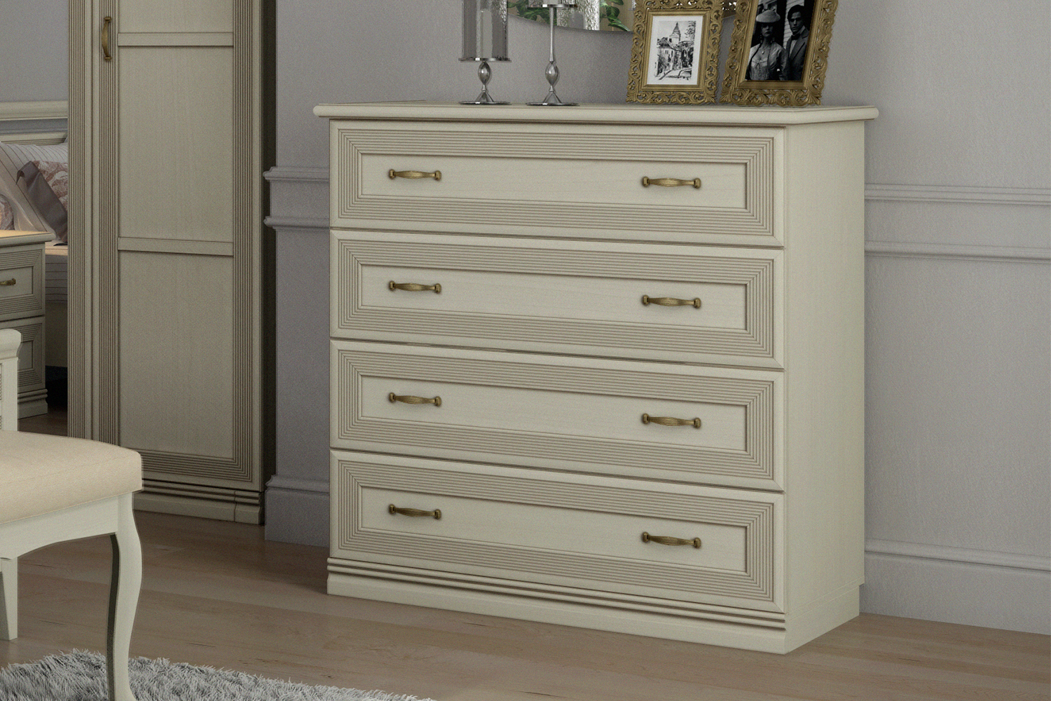 Комоды - изображение №5 "Комод Адажио с выдвижными ящиками"  на www.Angstrem-mebel.ru