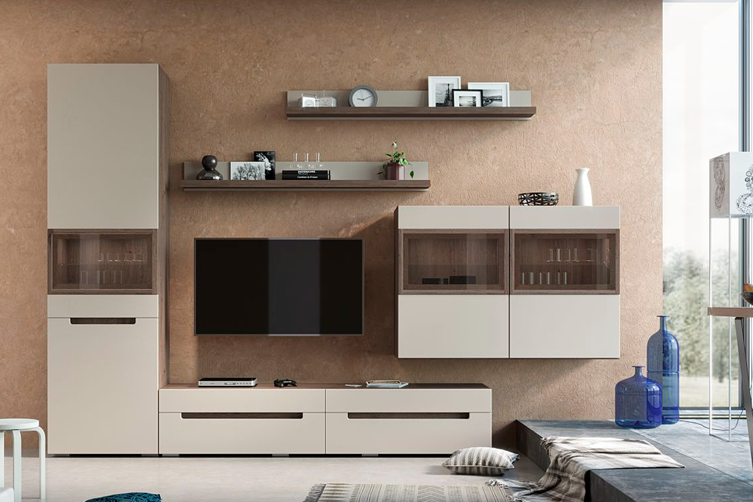 Тумбы под телевизор - изображение №8 "Тумба Анри под телевизор с выдвижными ящиками"  на www.Angstrem-mebel.ru