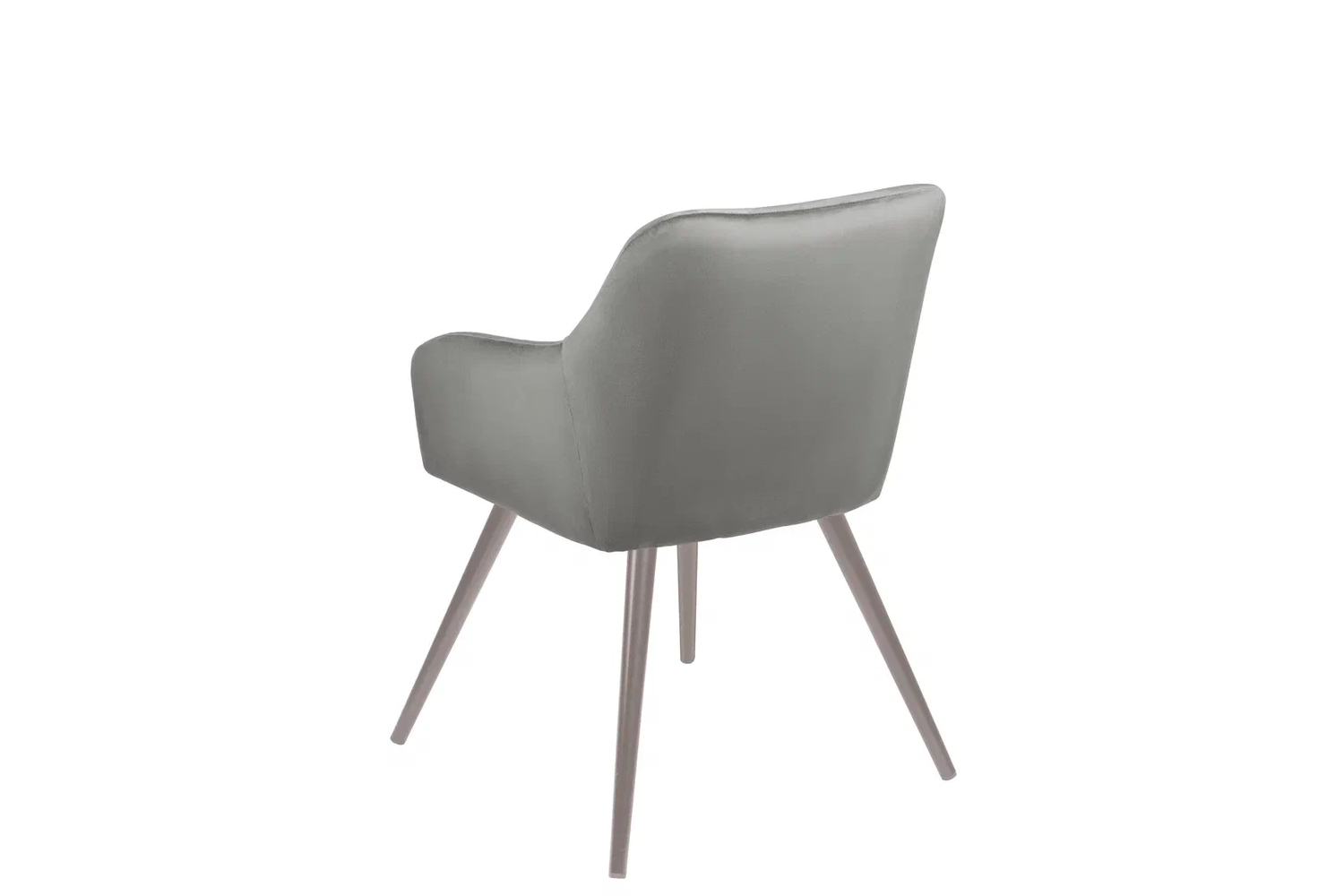 Кухонные стулья - изображение №5 "Стул-кресло поворотный Отэм серый / опоры серые"  на www.Angstrem-mebel.ru