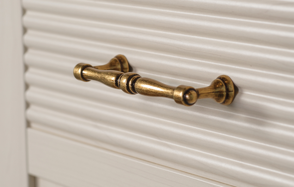 Шкафы-пеналы - изображение №5 "Шкаф Кантри КА-210.01 с полкой и штангой для одежды / Валенсия"  на www.Angstrem-mebel.ru