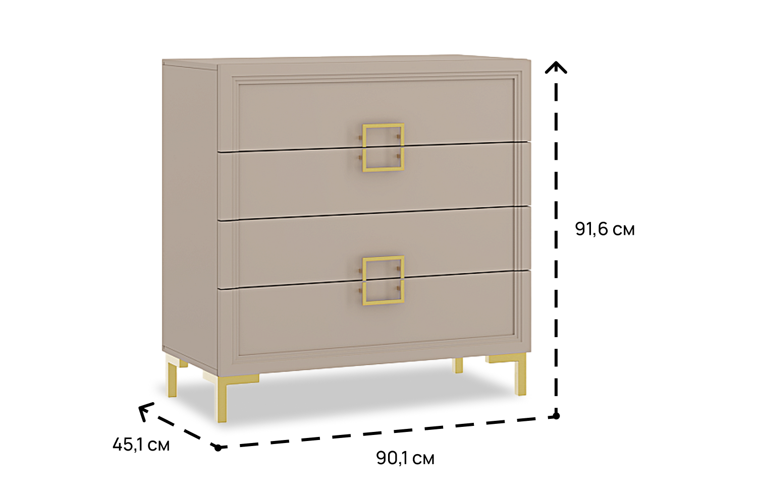 Комоды - изображение №3 "Комод Дольче с выдвижными ящиками"  на www.Angstrem-mebel.ru