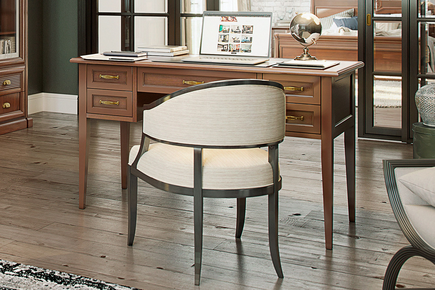 Библиотеки и кабинеты - изображение №5 на www.angstrem-mebel.ru