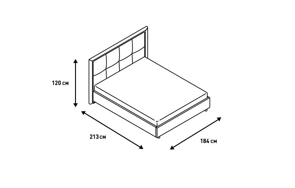 Двуспальные кровати - изображение №16 "Мягкая кровать Дольче 160 х 200"  на www.Angstrem-mebel.ru