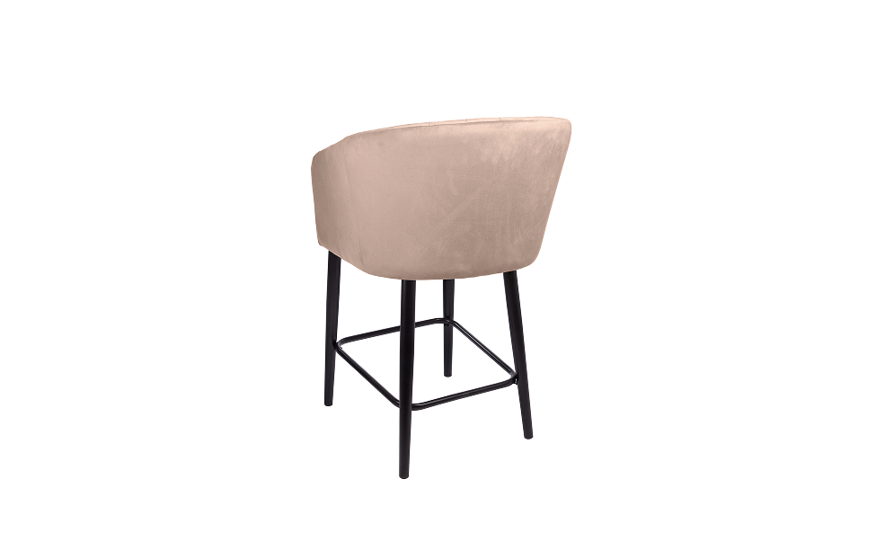 Барные стулья - изображение №4 "Кресло полубарное Леон с черными опорами"  на www.Angstrem-mebel.ru