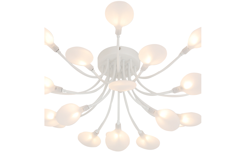 Люстры - изображение №4 "Потолочная люстра Skein (белый) D630*H210 20*G4LED*3W"  на www.Angstrem-mebel.ru