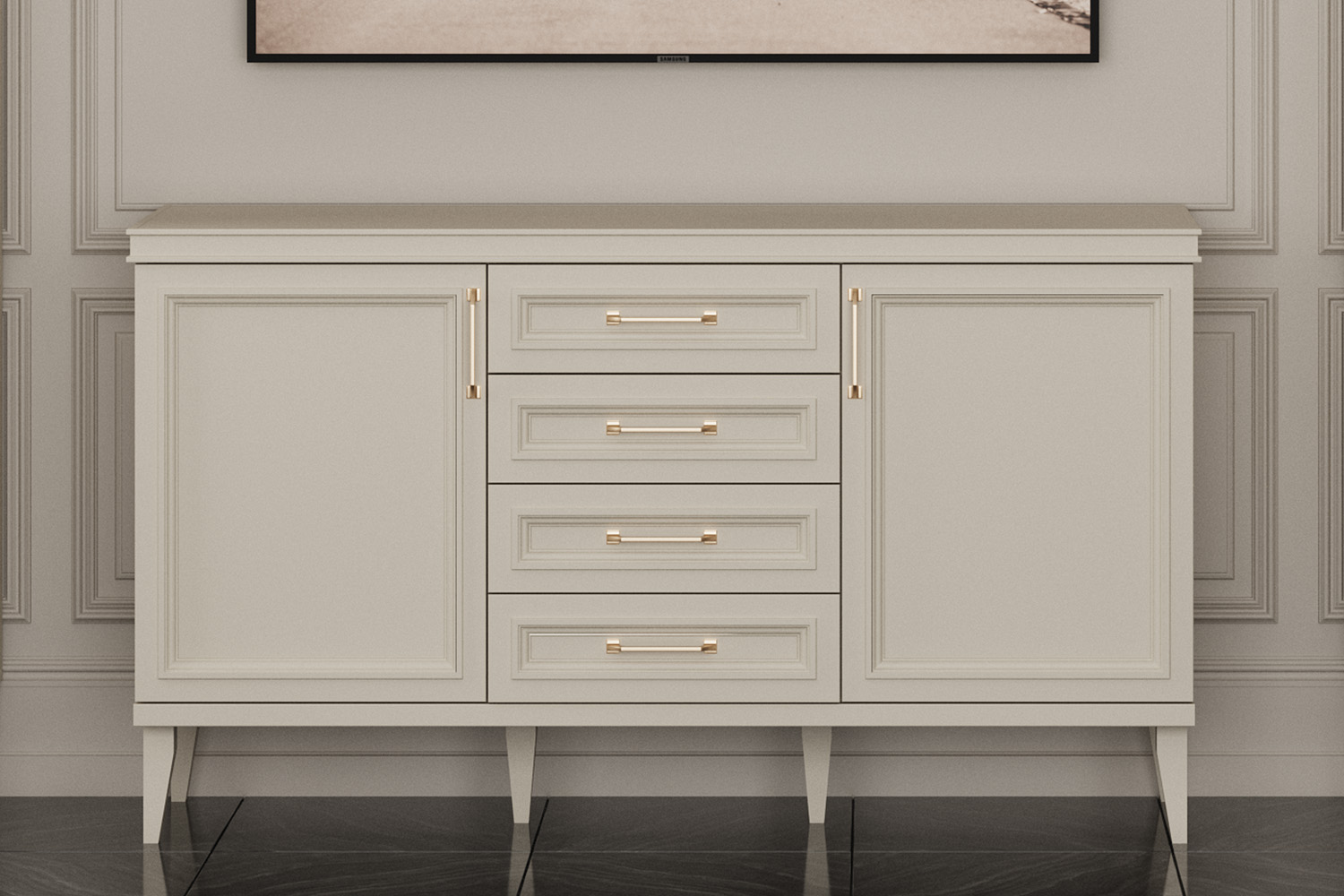 Комоды - изображение №4 "Комод Орландо под телевизор"  на www.Angstrem-mebel.ru