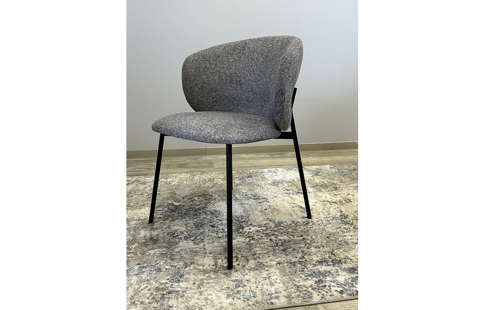 Кухонные стулья - изображение №8 "Стул Слил серый / опоры черные"  на www.Angstrem-mebel.ru