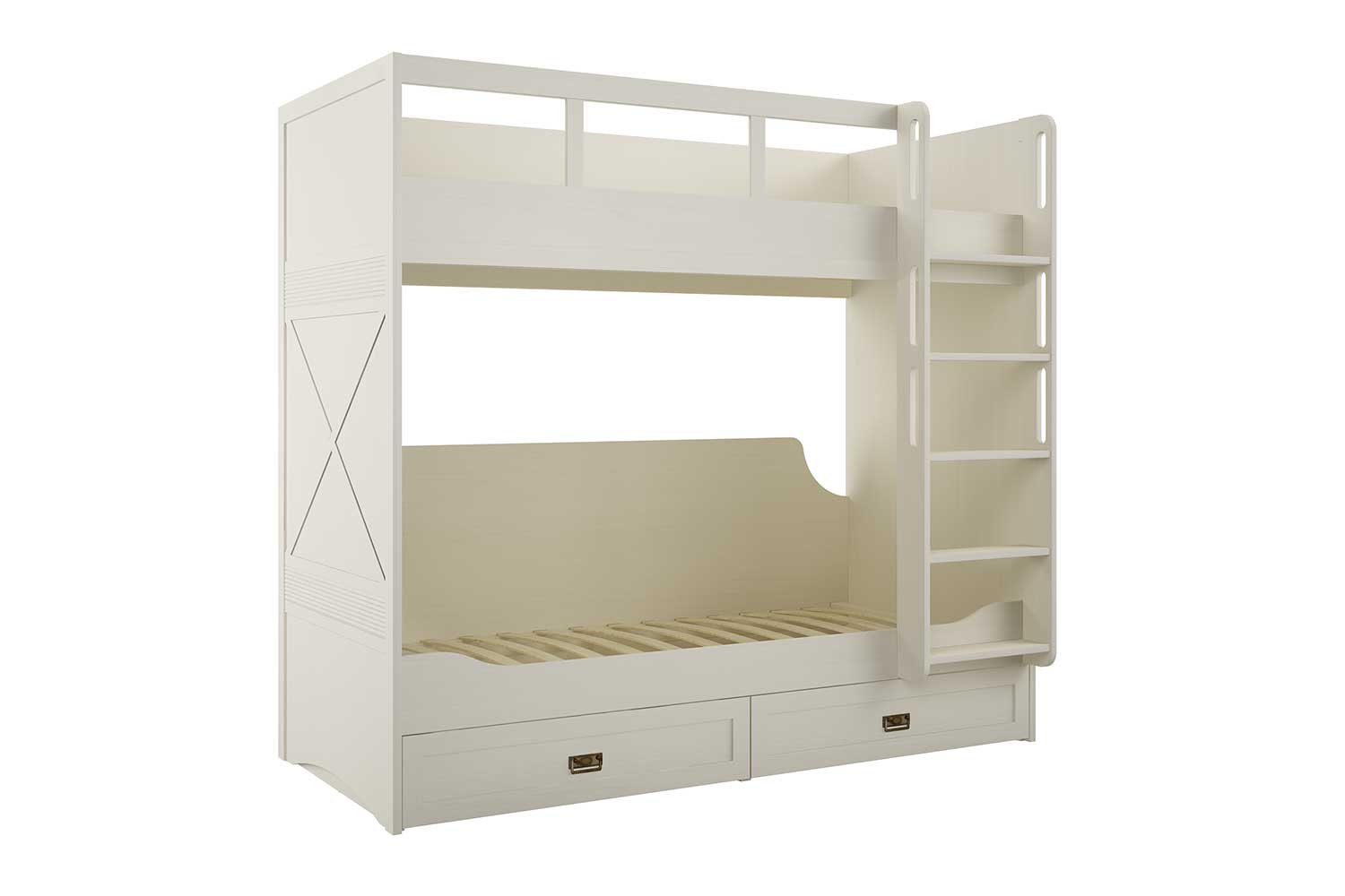 Детские кровати - изображение №4 "Кровать двухъярусная Кантри 90 х 200"  на www.Angstrem-mebel.ru