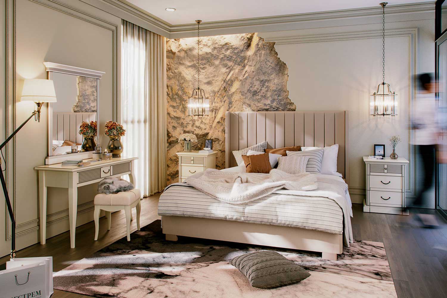 Двуспальные кровати - изображение №6 "Кровать Аделия 160 х 200"  на www.Angstrem-mebel.ru