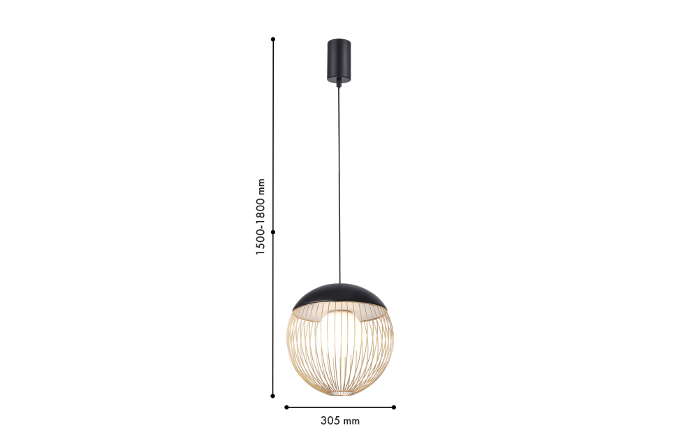 Подвесы - изображение №4 "Подвес Сore D305*H450/1800 LED*7W"  на www.Angstrem-mebel.ru