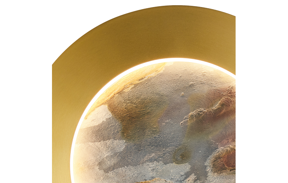 Бра - изображение №4 "Настенный светильник Lago (золото) D50*W300*H300 LED*24W"  на www.Angstrem-mebel.ru