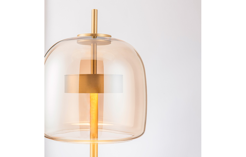 Торшеры - изображение №5 "Торшер Reflex (янтарный) D260*H1430 LED*21W"  на www.Angstrem-mebel.ru