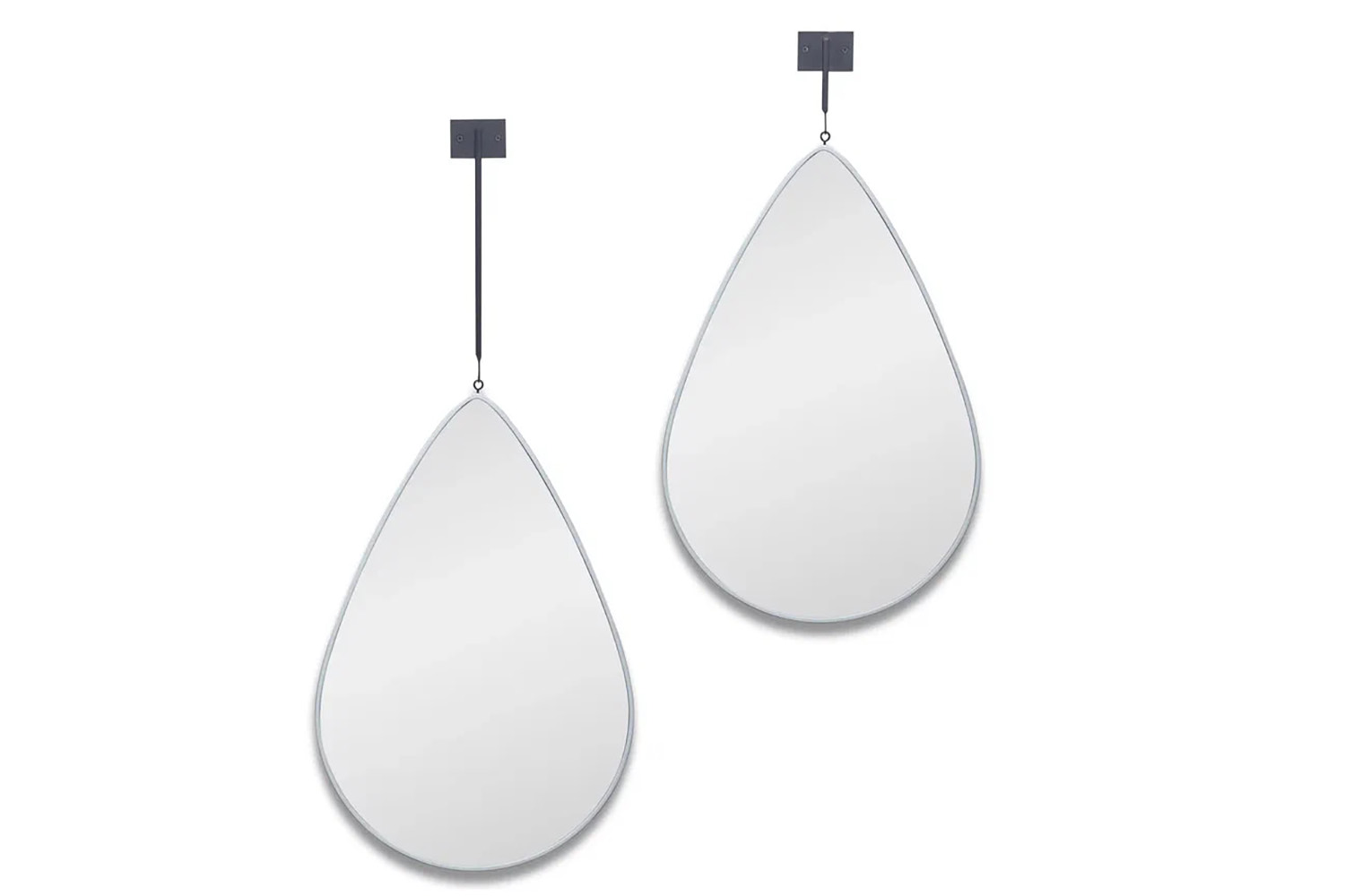 Зеркала - изображение №3 "Droppe L Silver Зеркало на подвесе 30см"  на www.Angstrem-mebel.ru