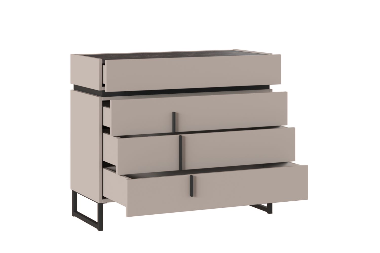 Комоды - изображение №3 "Комод Милагро с выдвижными ящиками"  на www.Angstrem-mebel.ru