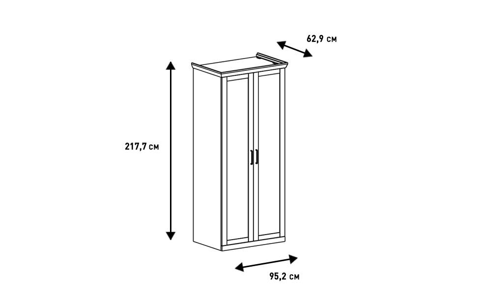 Распашные шкафы - изображение №6 "Шкаф Магнум с полками (2 комплекта)"  на www.Angstrem-mebel.ru