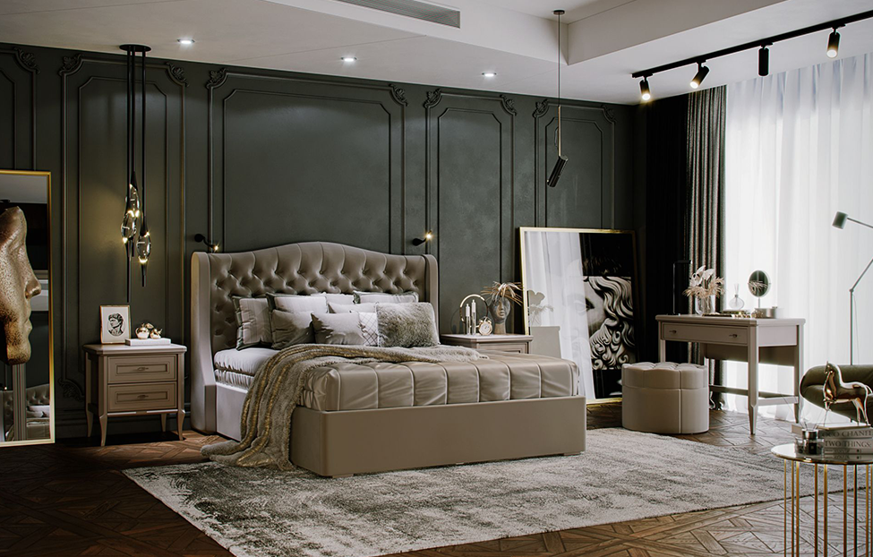 Двуспальные кровати - изображение №7 "Кровать Орнелла 160 х 200"  на www.Angstrem-mebel.ru