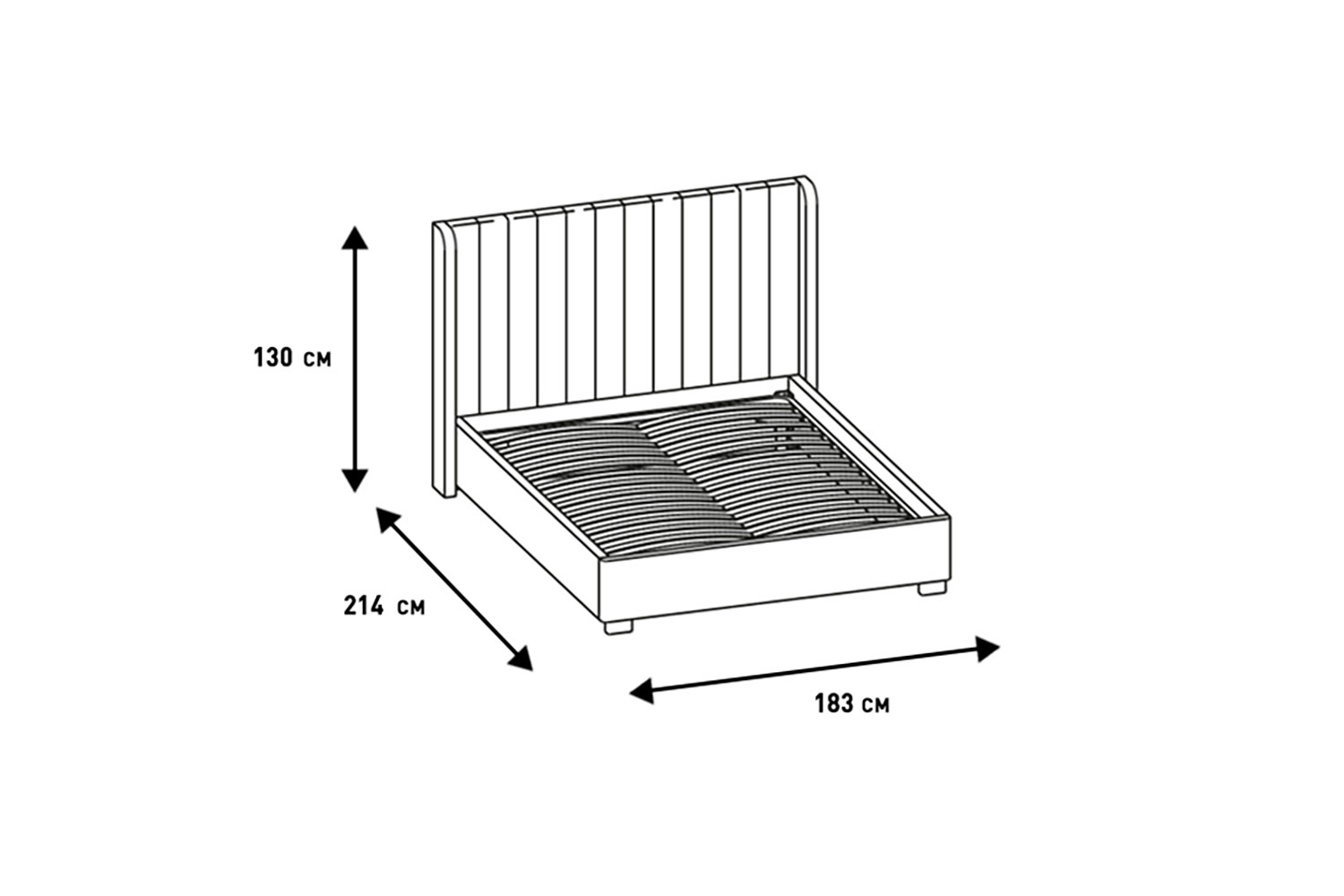Двуспальные кровати - изображение №9 "Кровать Аделия 160 х 200"  на www.Angstrem-mebel.ru