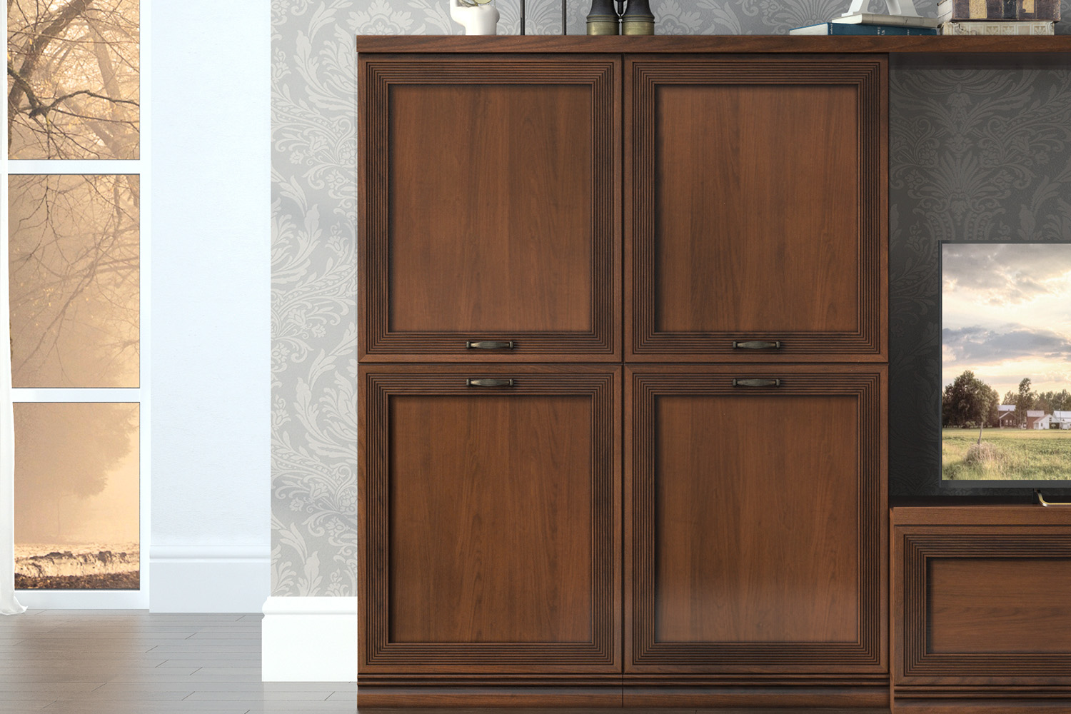 Распашные шкафы - изображение №3 "Шкаф Адажио"  на www.Angstrem-mebel.ru