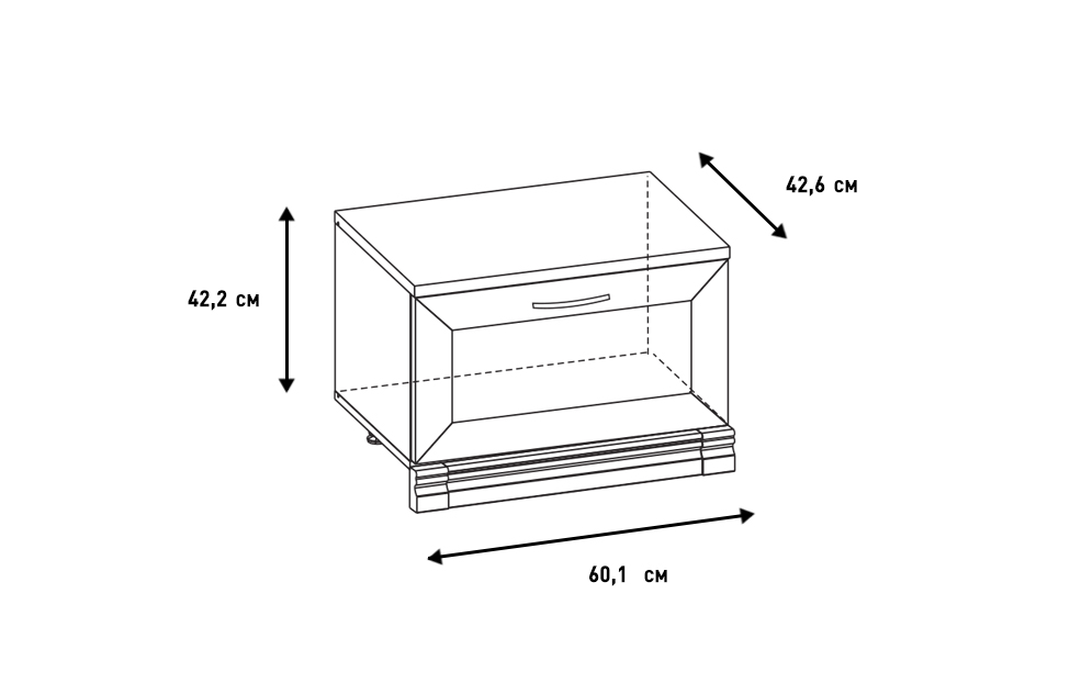 Обувницы - изображение №8 "Тумба Адажио для обуви"  на www.Angstrem-mebel.ru