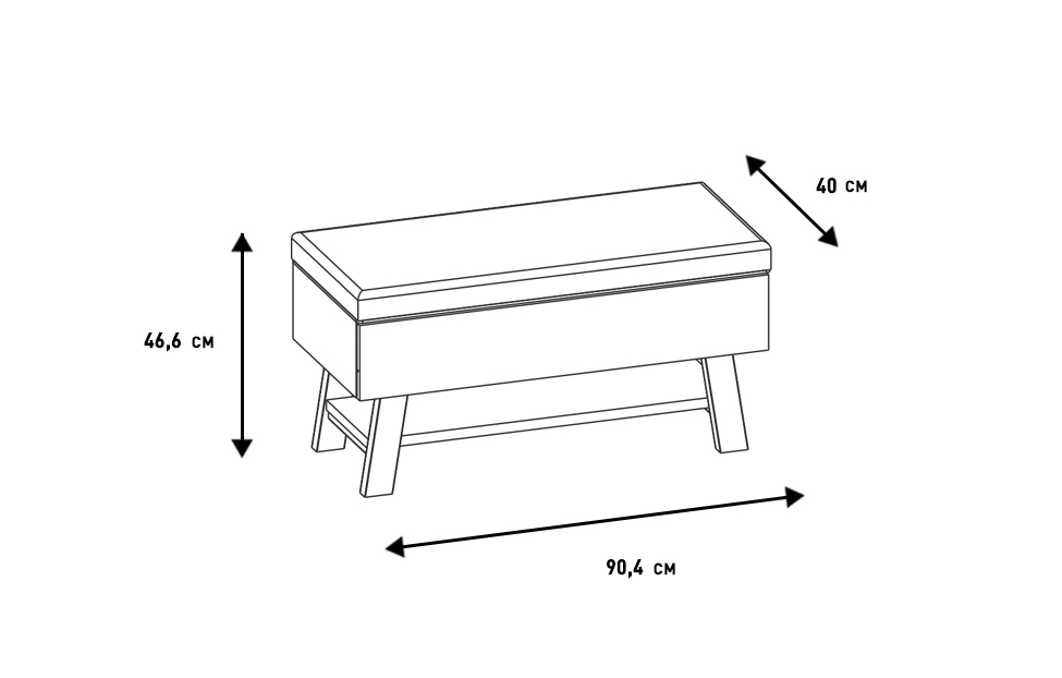Банкетки - изображение №5 "Банкетка Магнум"  на www.Angstrem-mebel.ru
