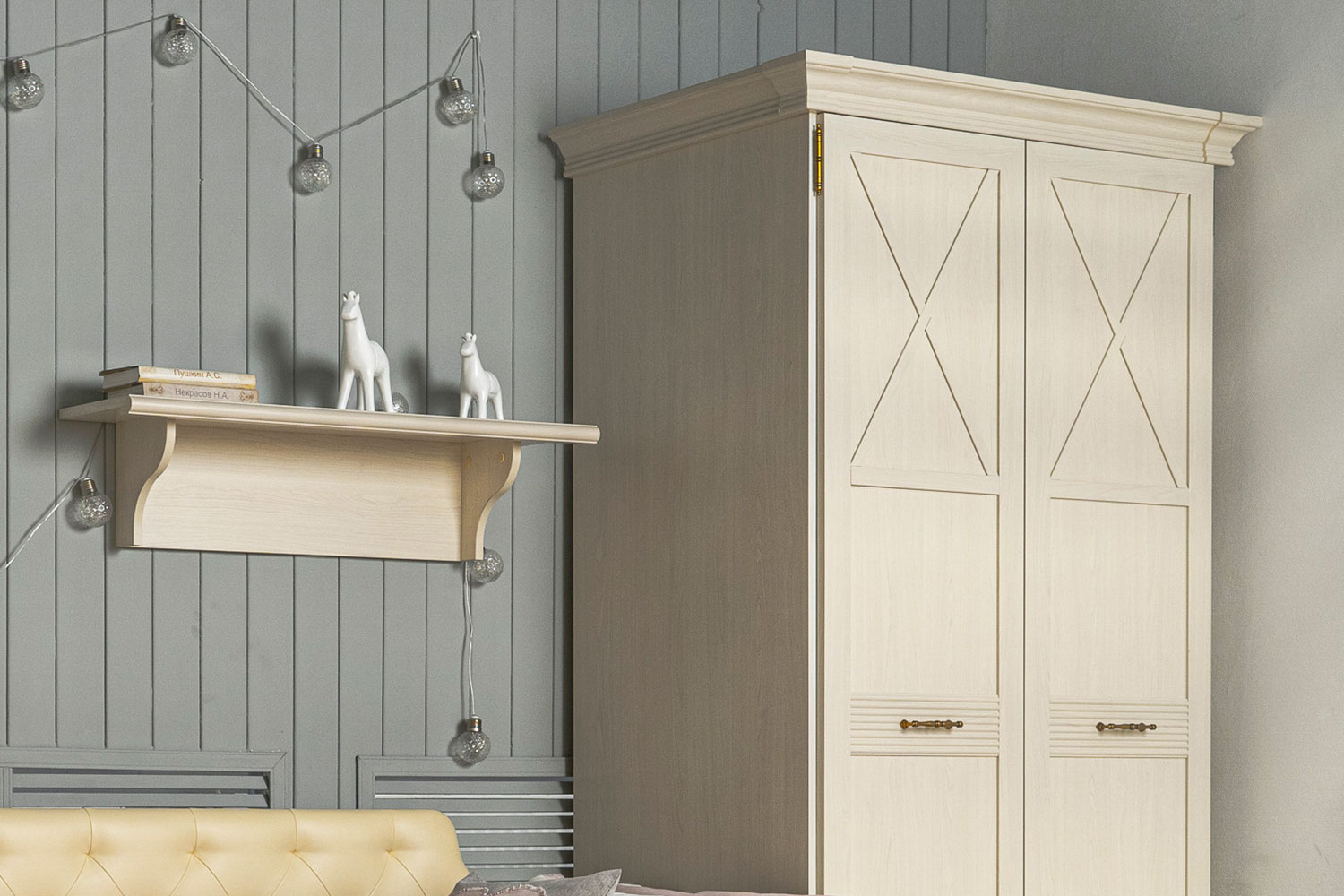 Шкафы платяные - изображение №9 "Шкаф Кантри"  на www.Angstrem-mebel.ru