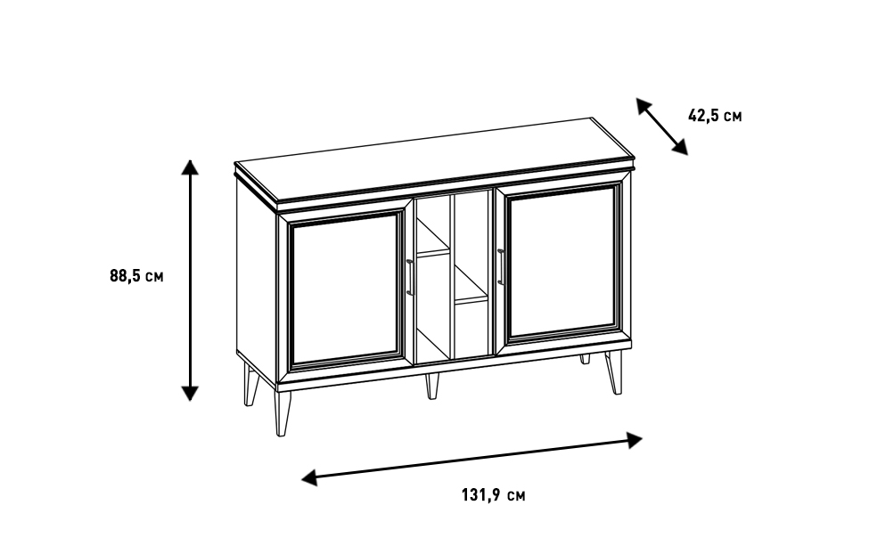 Комоды - изображение №7 "Комод Орландо"  на www.Angstrem-mebel.ru