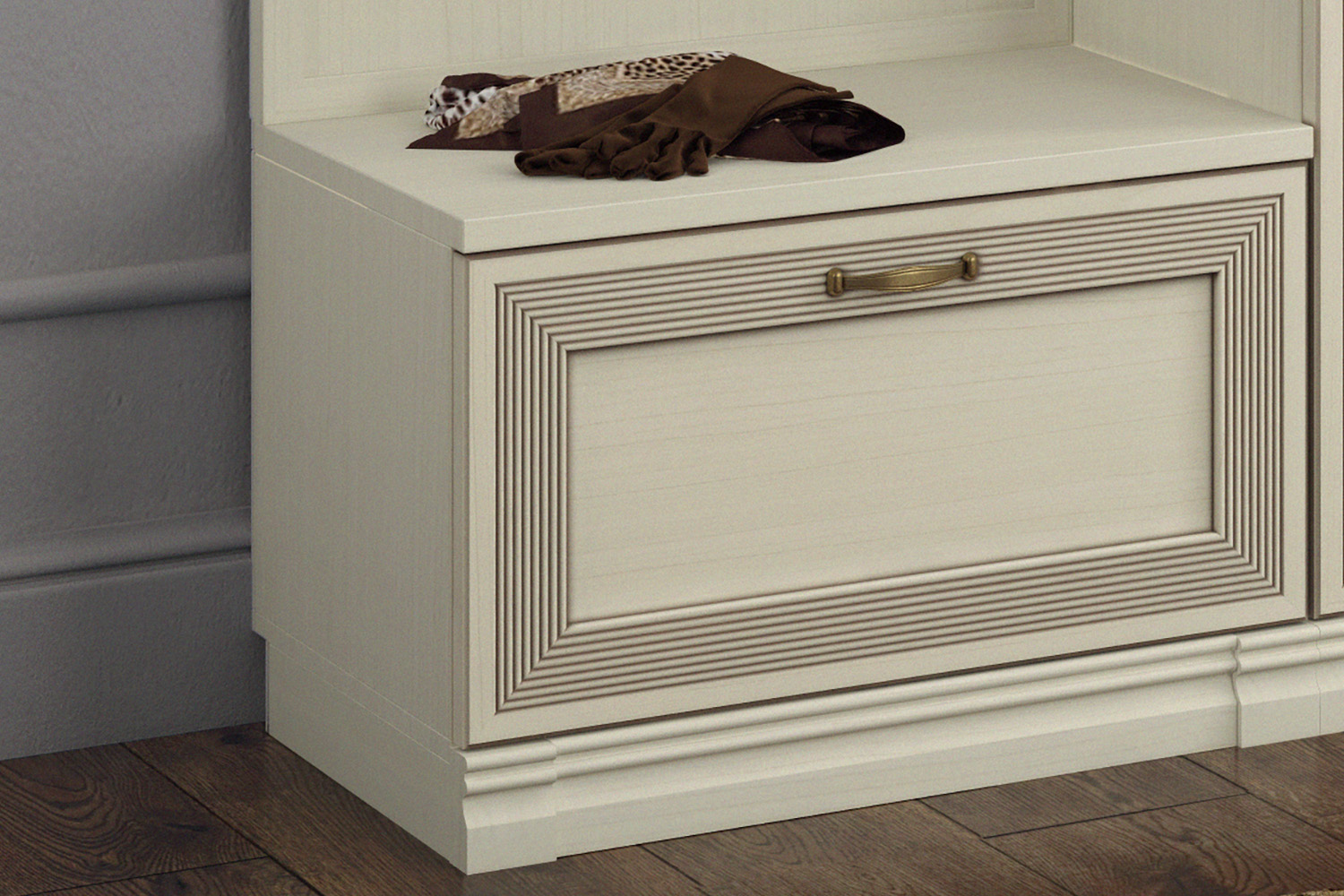 Обувницы - изображение №3 "Тумба Адажио для обуви"  на www.Angstrem-mebel.ru